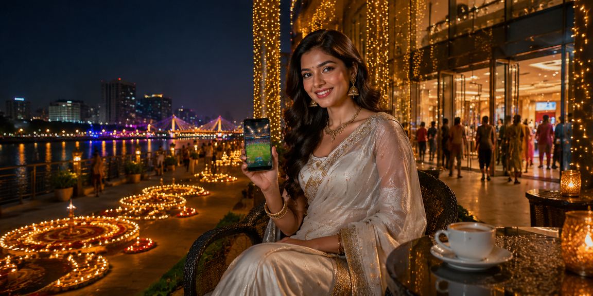 Indian user making digital payment via UPI on smartphone interface